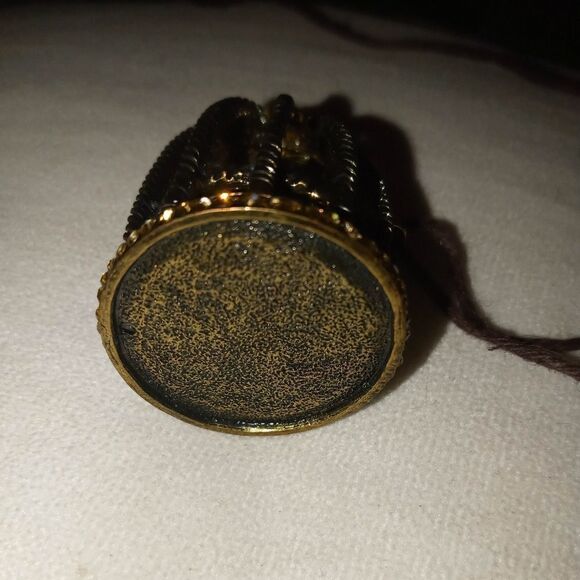 Vintage Rustic Bird/owl 🦉 charm in cage  necklace - Picture 7 of 9